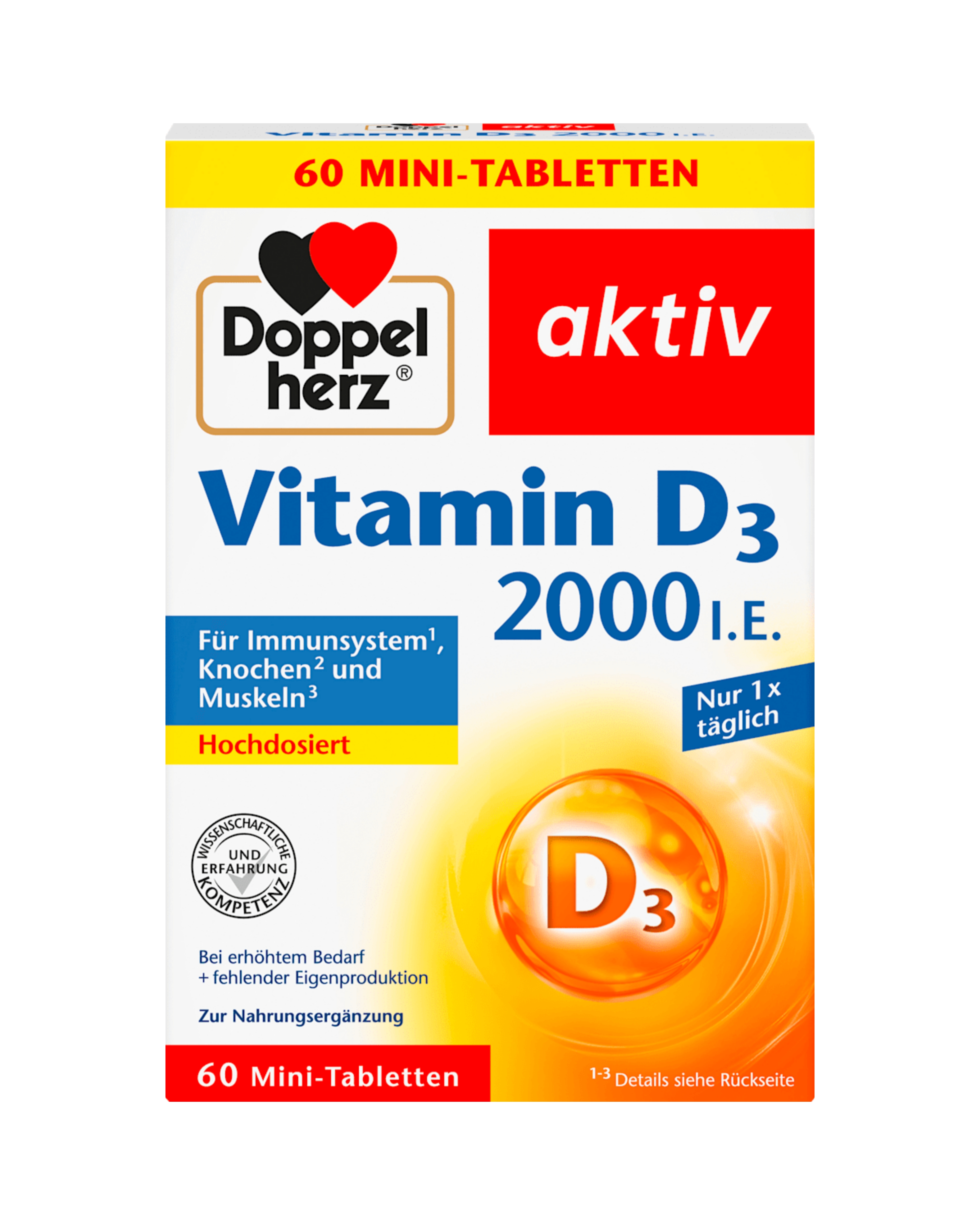 قرص ویتامین D3 2000 دوپل هرتز